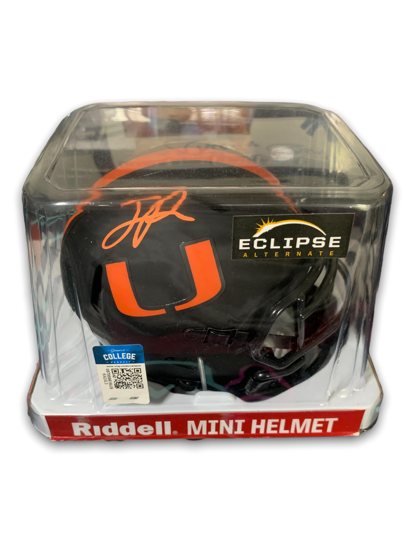 Jaelan Phillips Autographed Eclipse Mini Helmet (Beckett)