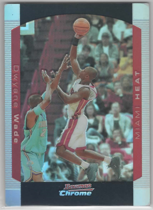 Dwyane Wade 2004 Bowman Chrome 2nd Year Card #124/300