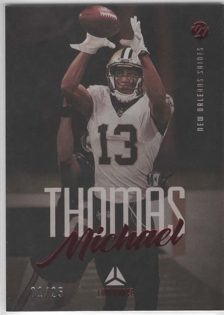 Michael Thomas 2021 Luminance Red Parallel #1/25