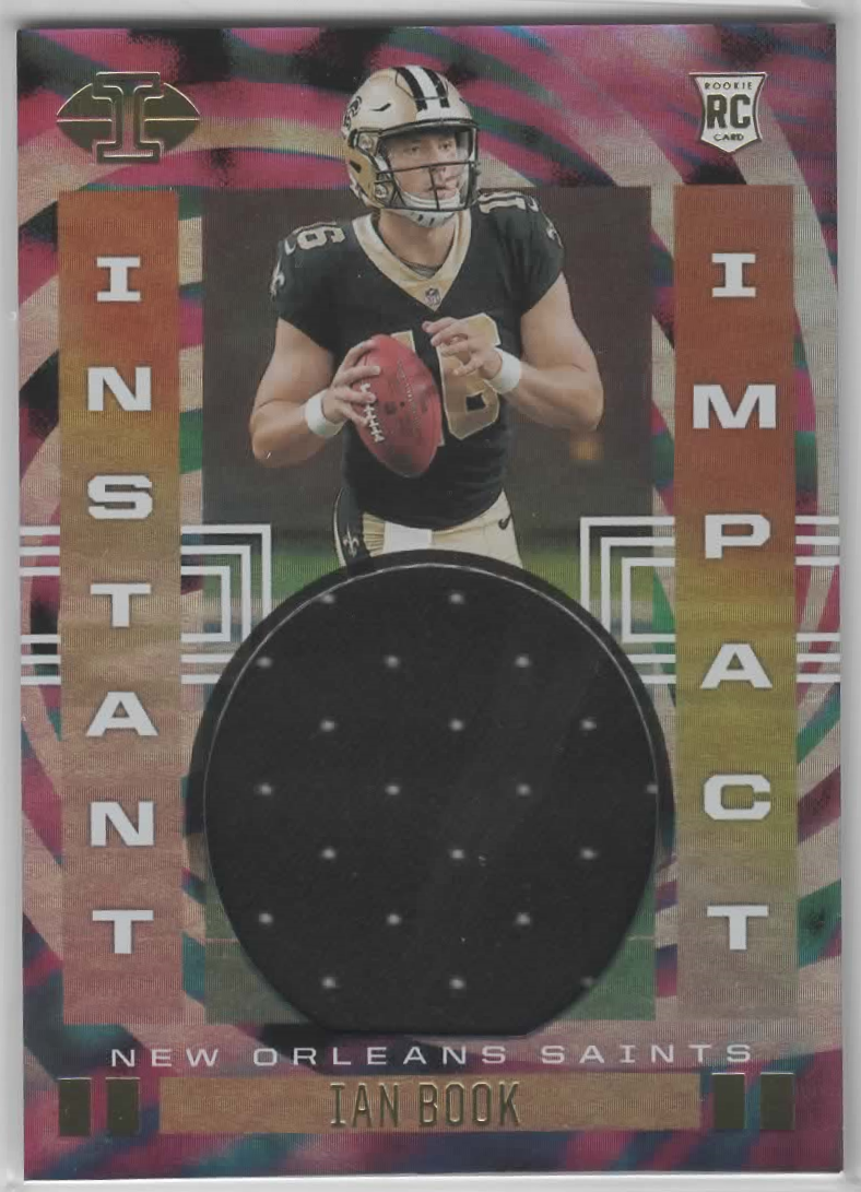 Ian Book 2021 Instant Impact Rookie Patch Card