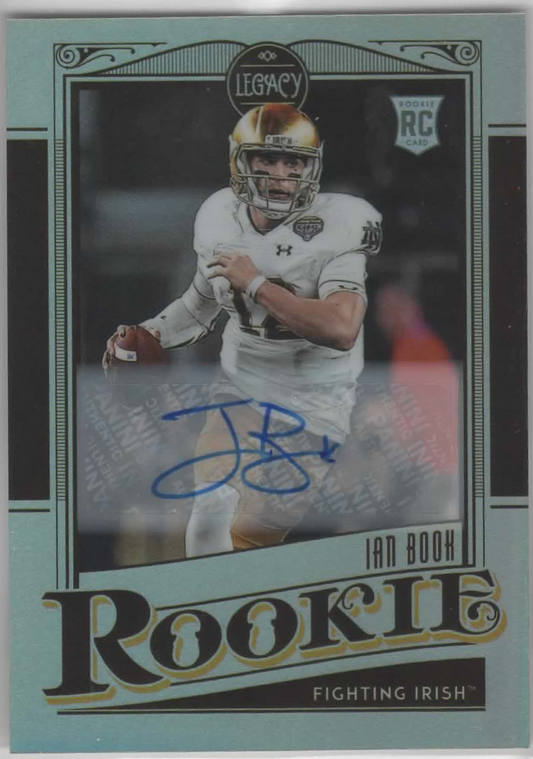 Ian Book 2021 Legacy Silver Autographed Rookie Card