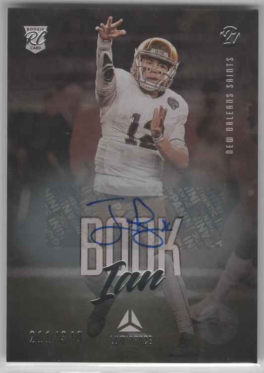 Ian Book 2021 Luminance Autographed Rookie Card #211/349