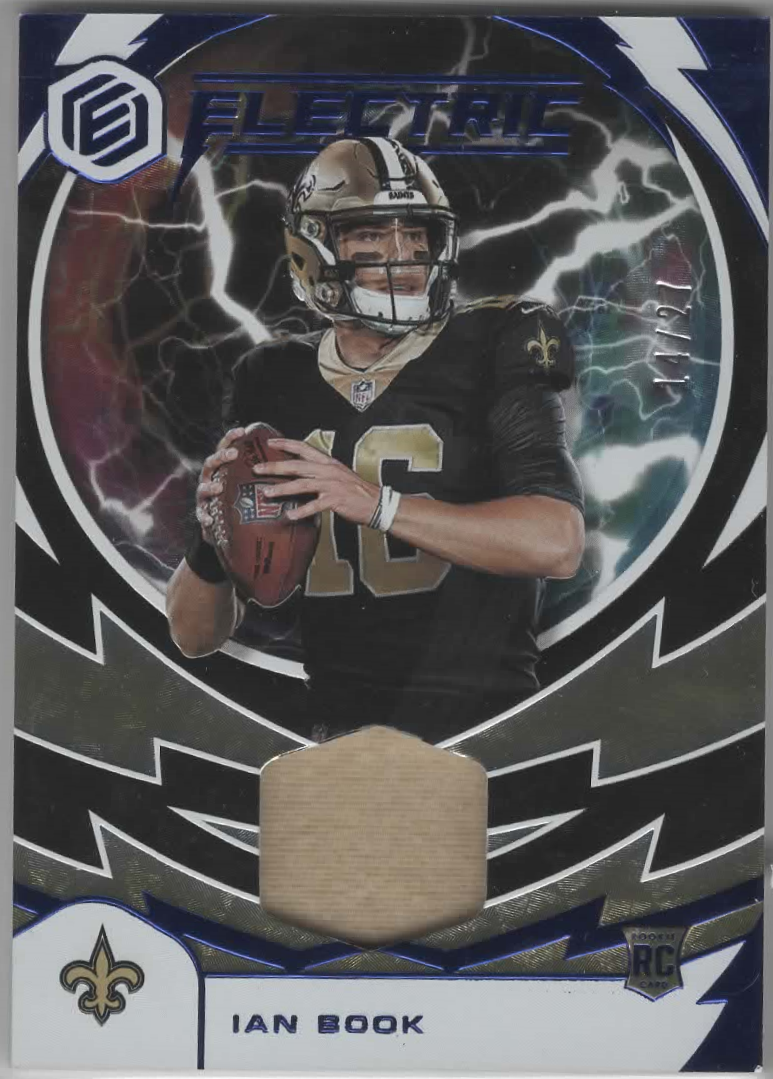 Ian Book 2021 Elements Electric Rookie Patch Card #14/27