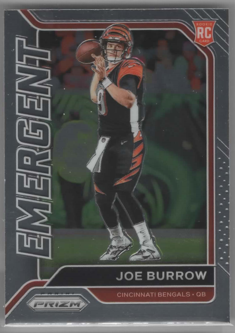 Joe Burrow 2020 Prizm Emergent Rookie Card