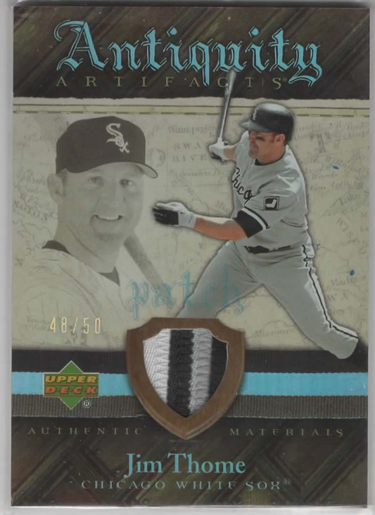 Jim Thome 2007 Upper Deck Quad Colored Patch Antiquity Card #48/50