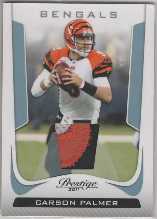 Carson Palmer 2011 Prestige Triple Color Patch Card