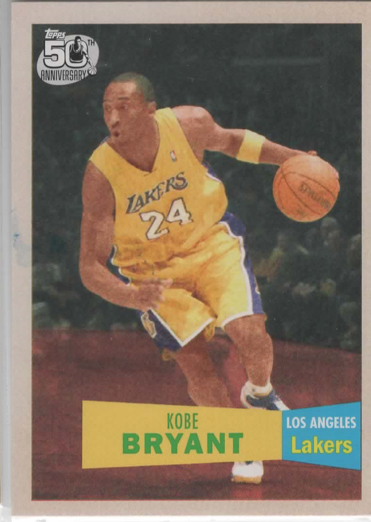 Kobe Bryant 2007 Topps 50th Anniversary Card