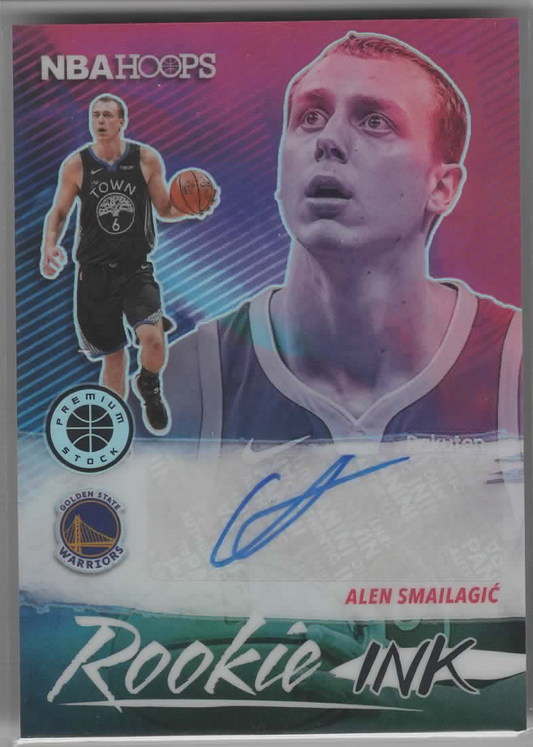 Alen Smailagic 2019-20 NBA Hoopers Rookie Inc Autographed Card