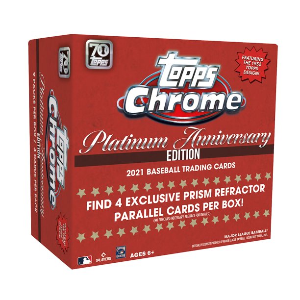 2022 Topps Chrome Platinum Anniversary Baseball Mega