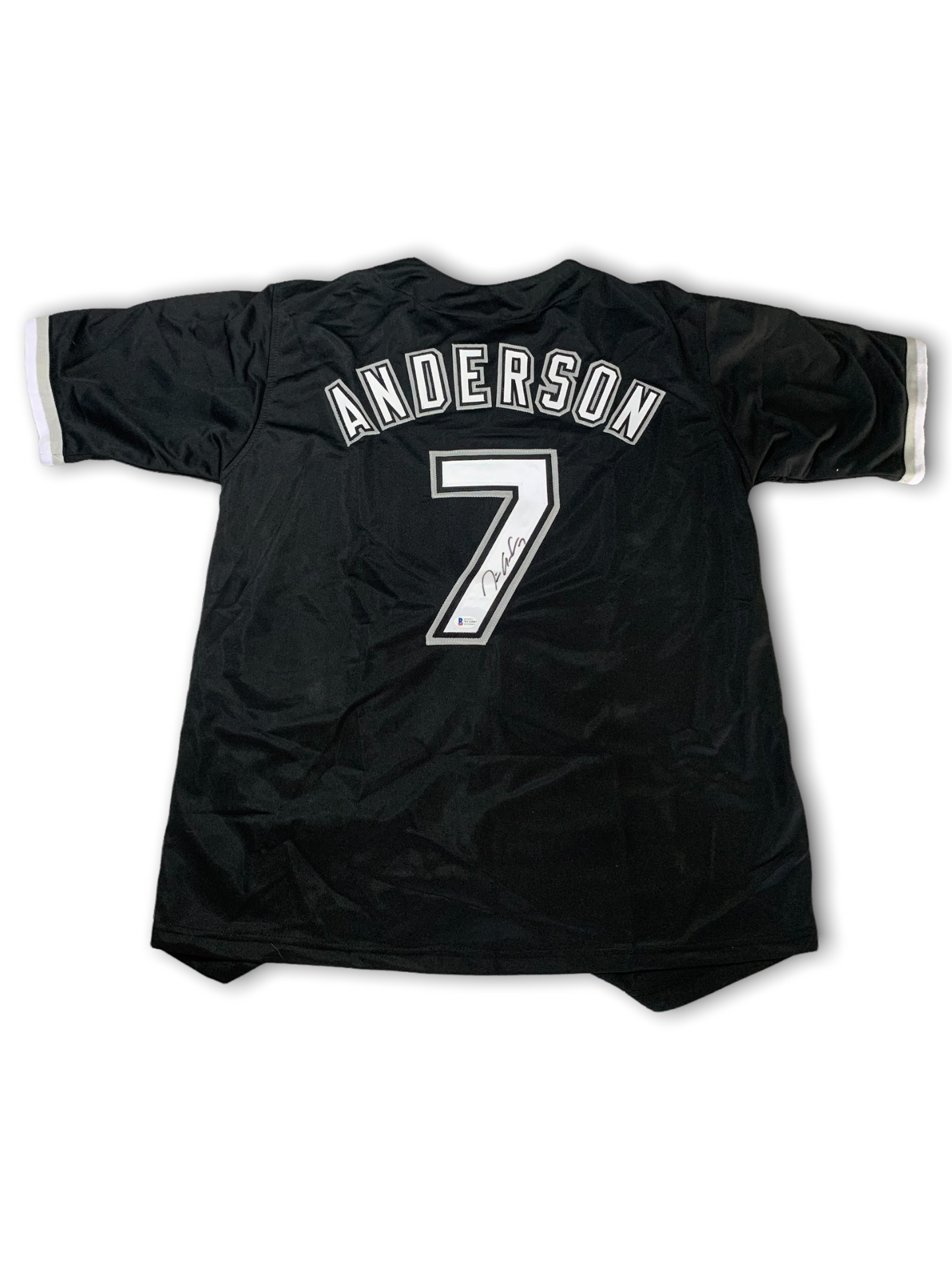 Tim Anderson Autographed Custom Jersey (JSA)